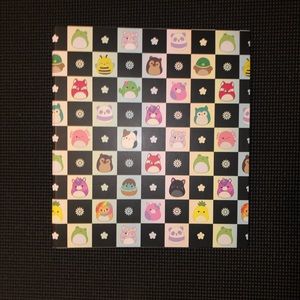 Squishmallow 3 Ring Binder Various Squish Multi Color